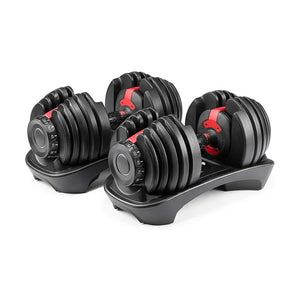 Total Body Transformer 24kg | 15-in-1 Adjustable Dumbbell with Quick Dial | Home Gym Space Saver | Compact Weight Set with Optional Bench & Stand | Unisex Fitness