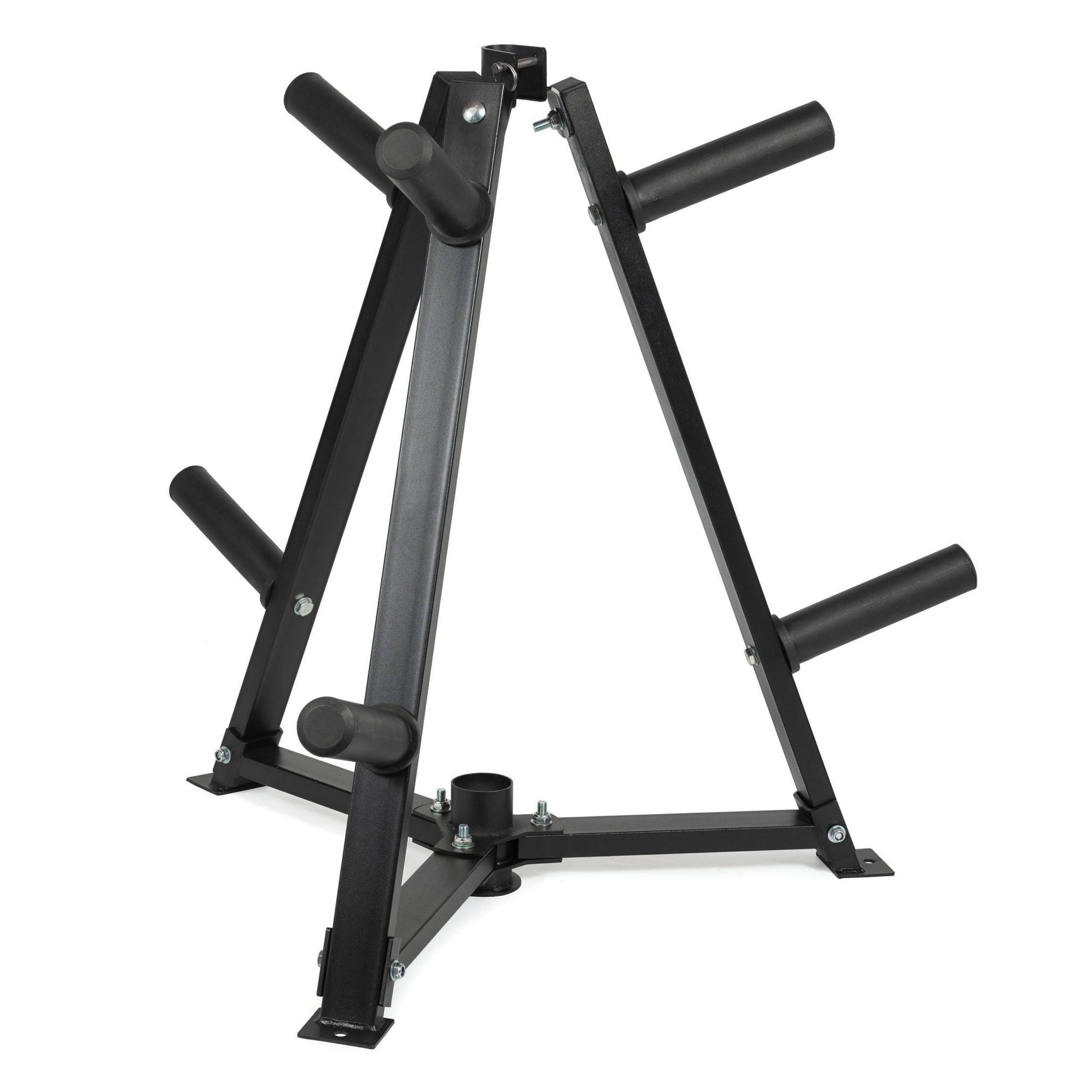 Vertical Weight Plates & Dumbbell Rack – Heavy‑Duty Steel Frame, 300 kg Capacity, Fasten Clamps, Space‑Saving Home Gym Storage