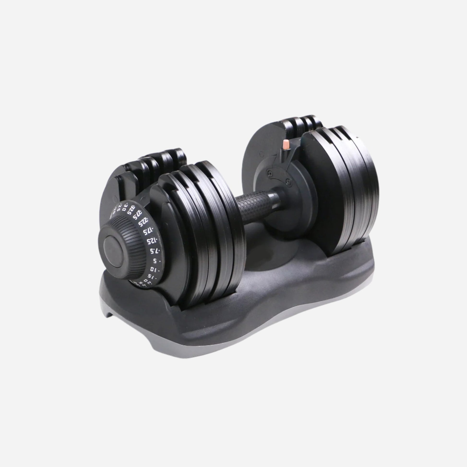 12-in-1 Adjustable Dumbbells Pair 32.5 kg – Compact Dial-Select Weights with Rubber Grip for Full-Body Home Workouts