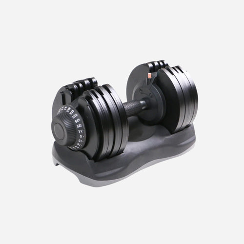 12-in-1 Adjustable Dumbbells Pair 32.5 kg – Compact Dial-Select Weights with Rubber Grip for Full-Body Home Workouts