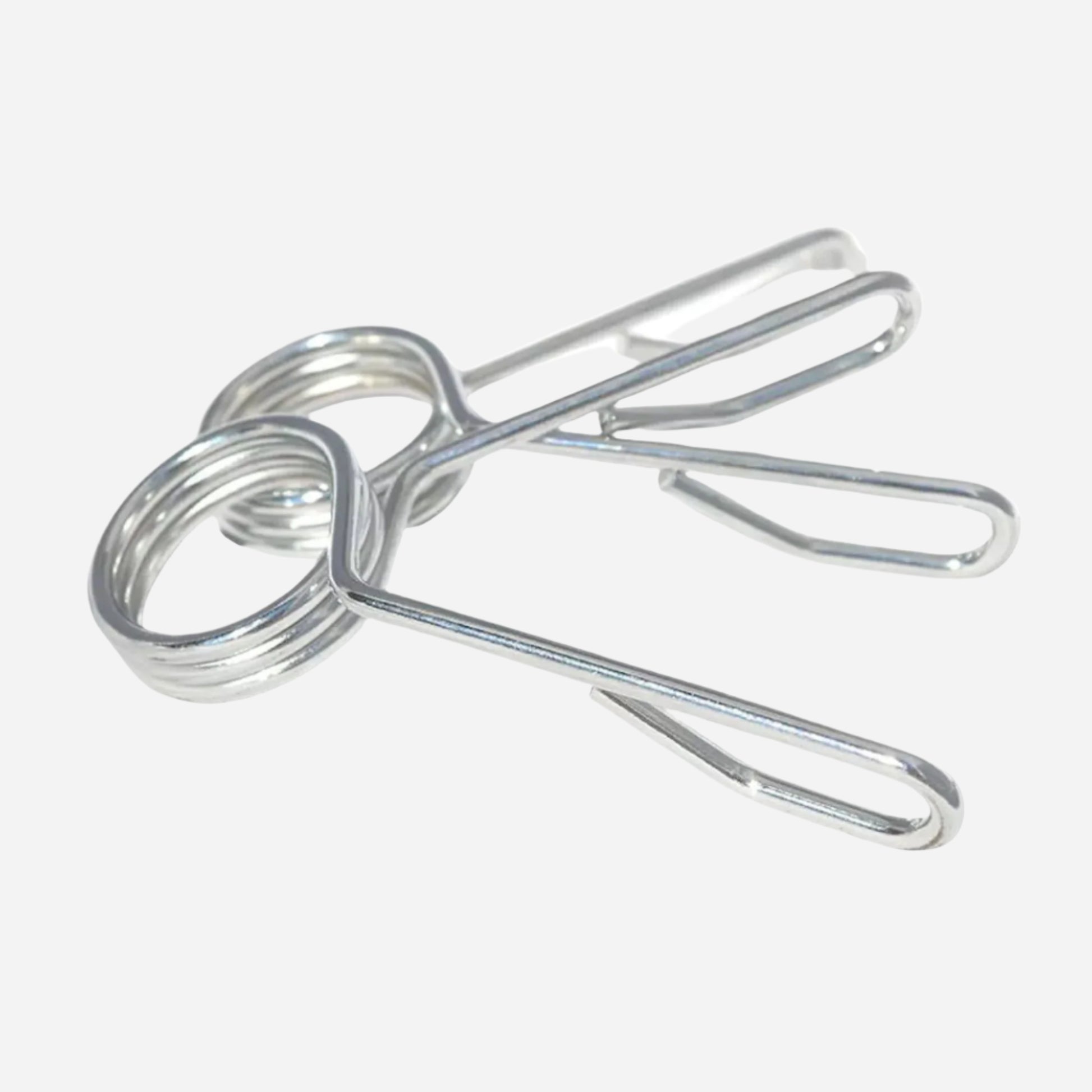 Chrome Olympic Spring Collars 2" – Heavy-Duty 50 mm Bar Clips with Quick-Release Grip – Secure Fit for Home Gym Weightlifting