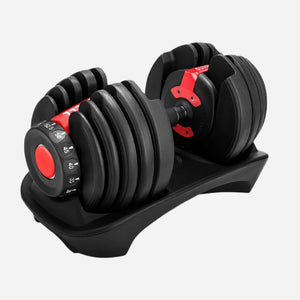 Adjustable Dumbbells 40 kg – Neoprene‑Coated Smart Dial Weights, Multi‑Grip Strength Training for Space‑Saving Home Gym