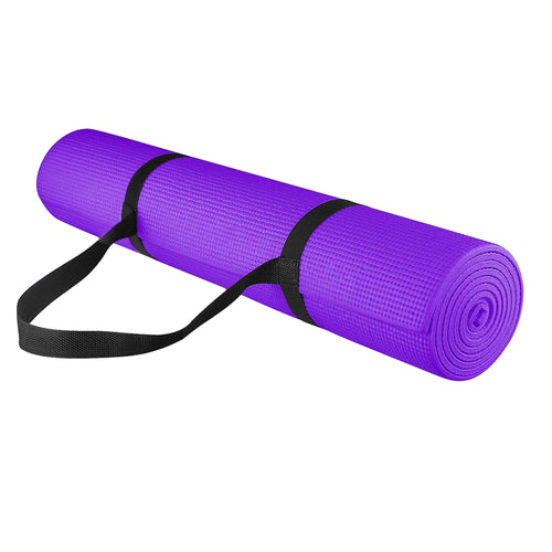 15mm Extra Thick Non-Slip Yoga Mat – Eco-Friendly NBR Foam with Carry Strap for Pilates, HIIT, Stretching & Home Gym Workouts