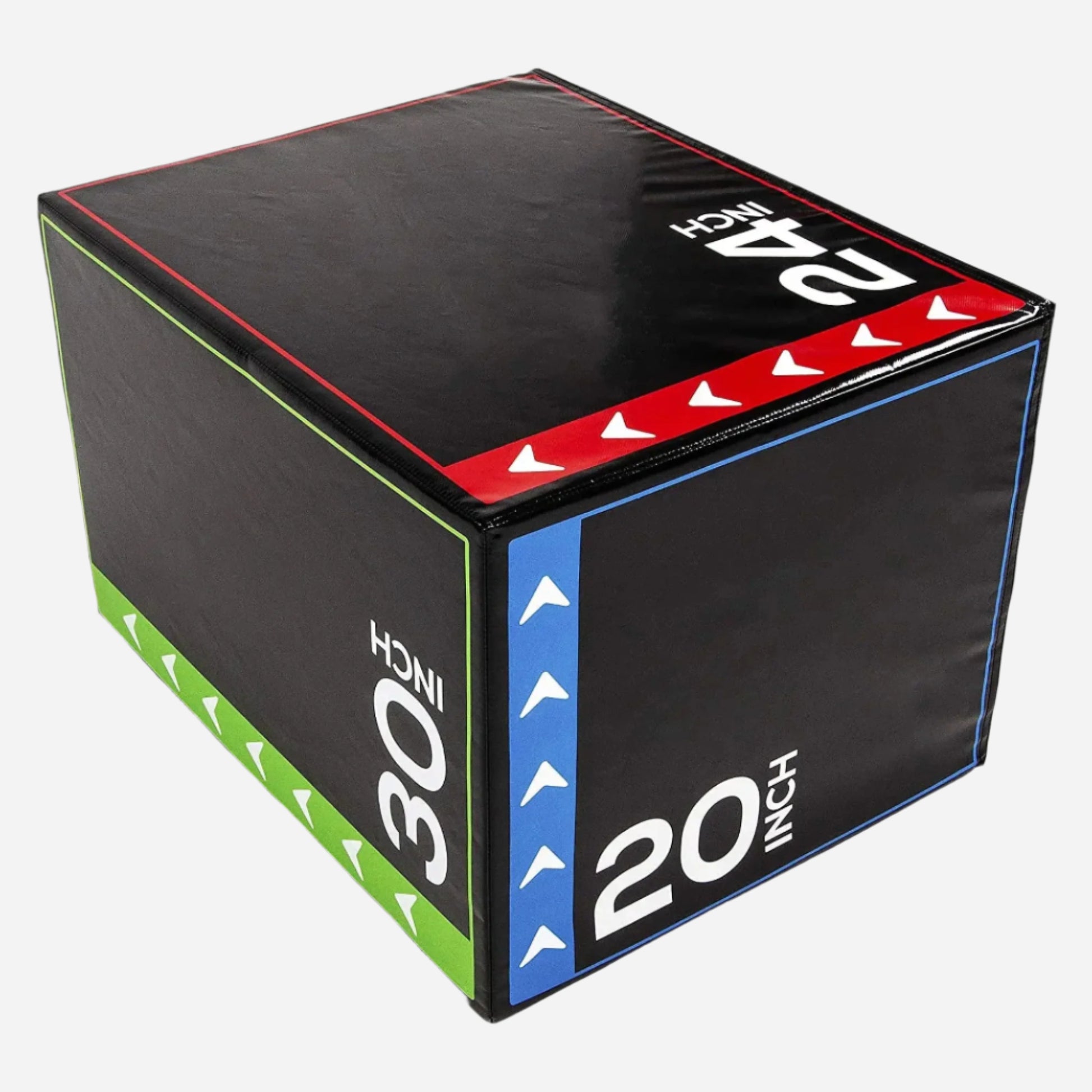 3‑in‑1 Soft Plyometric Jump Box – Non‑Slip EVA Foam – Adjustable Heights for Strength & Cardio · Home Gym Training