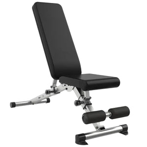 Full Body Strength Training Bench – Adjustable Angles, Dip Station & Rack, Heavy Duty Steel Frame, Compact Fit for Home Gym Workouts