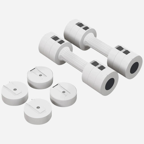 3-in-1 Adjustable Dumbbell Set – Steel Construction with Quick-Lock Design, 2×2.5kg to 2×10kg – Compact Strength Training for Home Gym Use