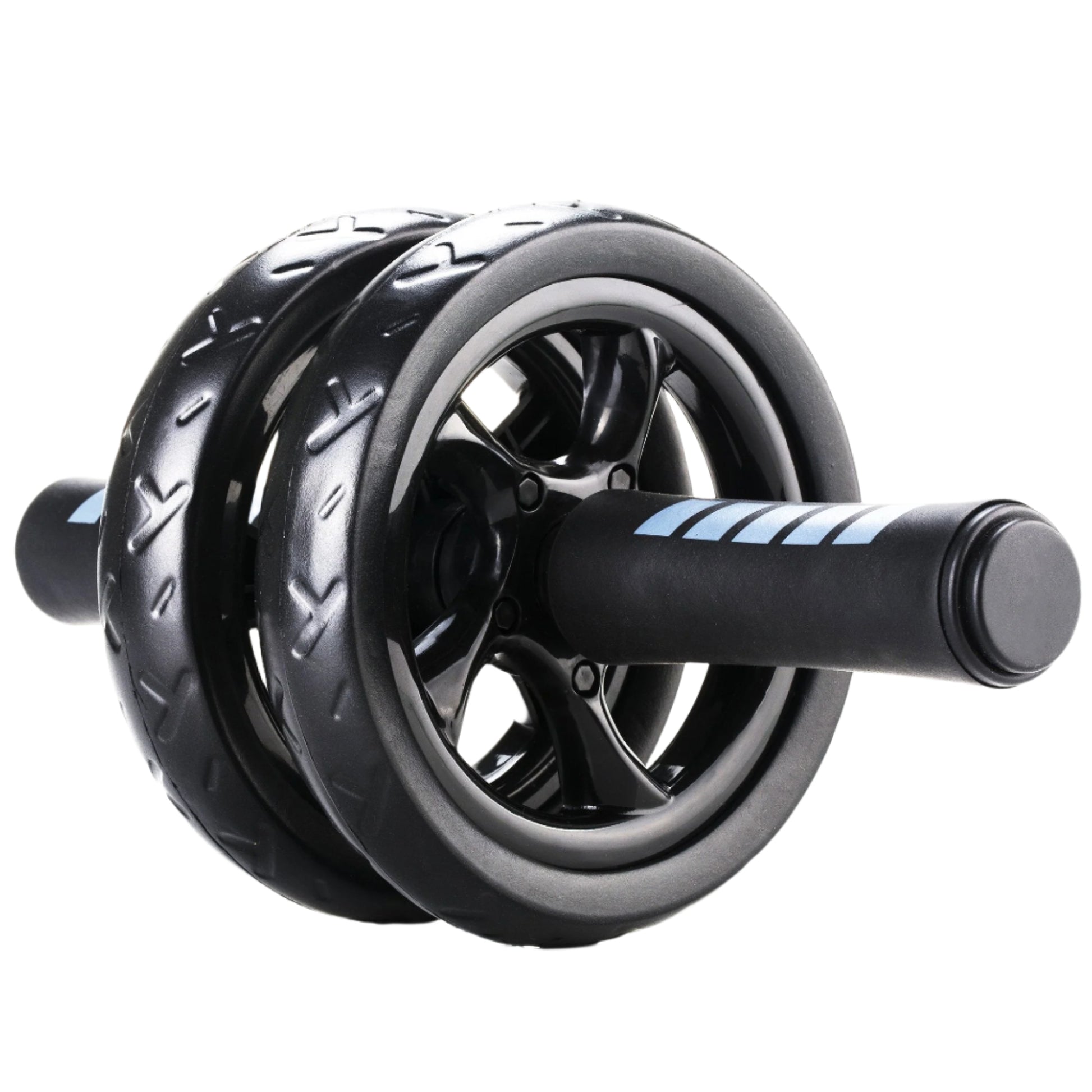 Double‑Wheel Ab Roller & Extra‑Thick Knee Pad – Ergonomic Core Strength Training Wheel, Non‑Slip Grip for Home Gym