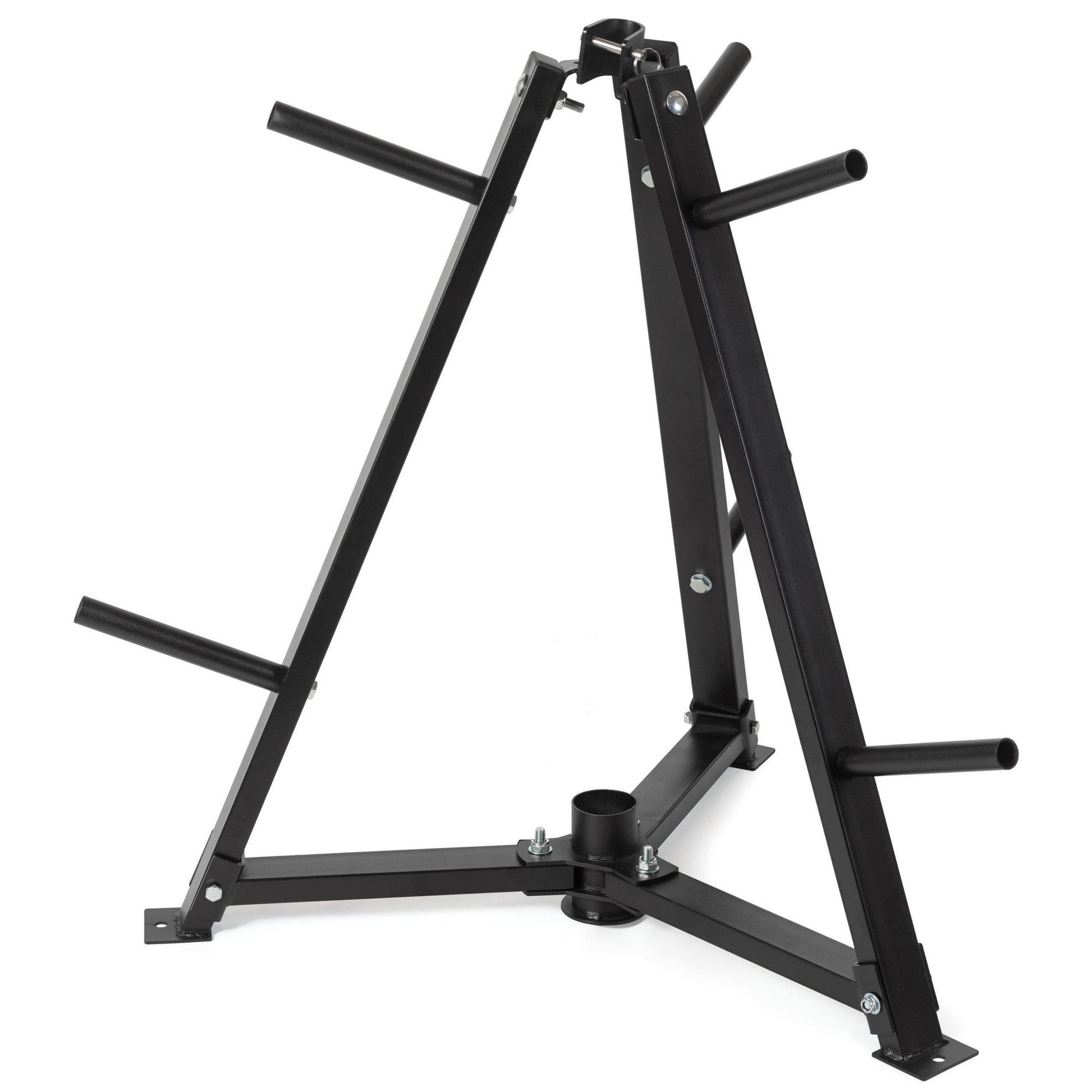 Vertical Weight Plates & Dumbbell Rack – Heavy‑Duty Steel Frame, 300 kg Capacity, Fasten Clamps, Space‑Saving Home Gym Storage