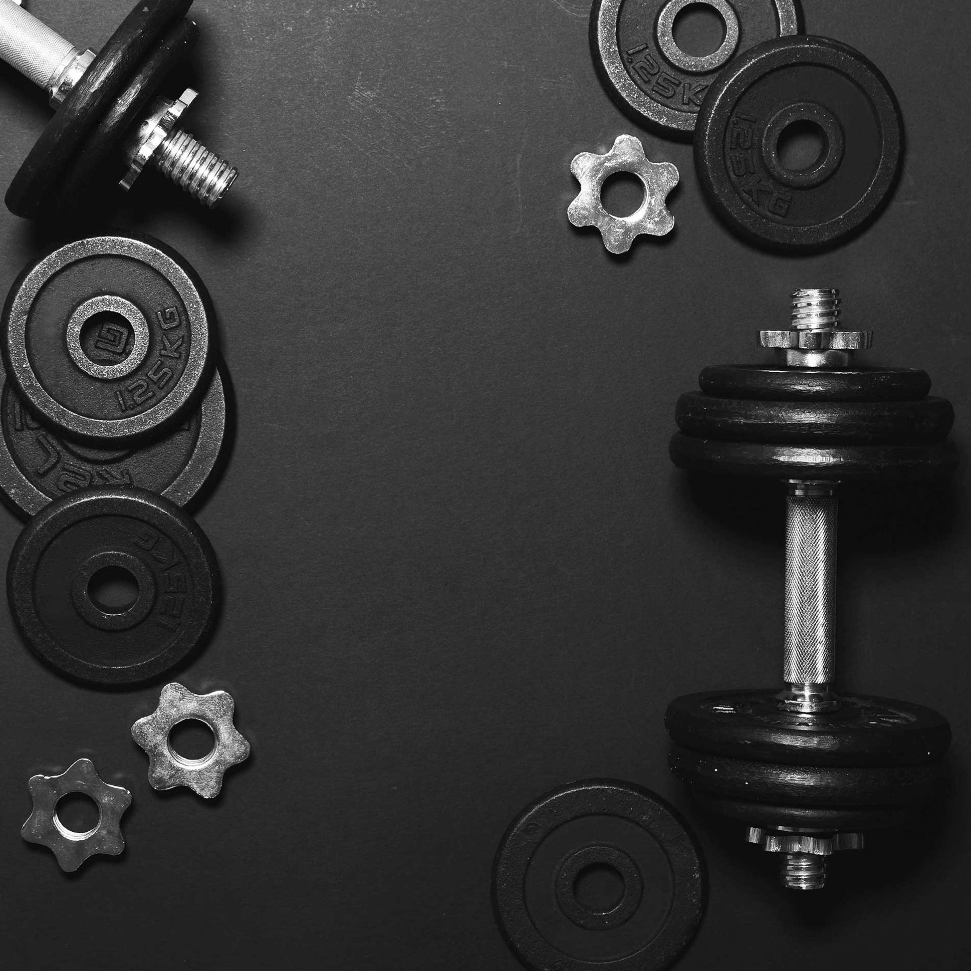 Cast Iron Adjustable Dumbbell & Barbell Set – 65 kg Weight Kit with Knurled Grip for Home Gym, Strength Training, Space‑Saving Fitness