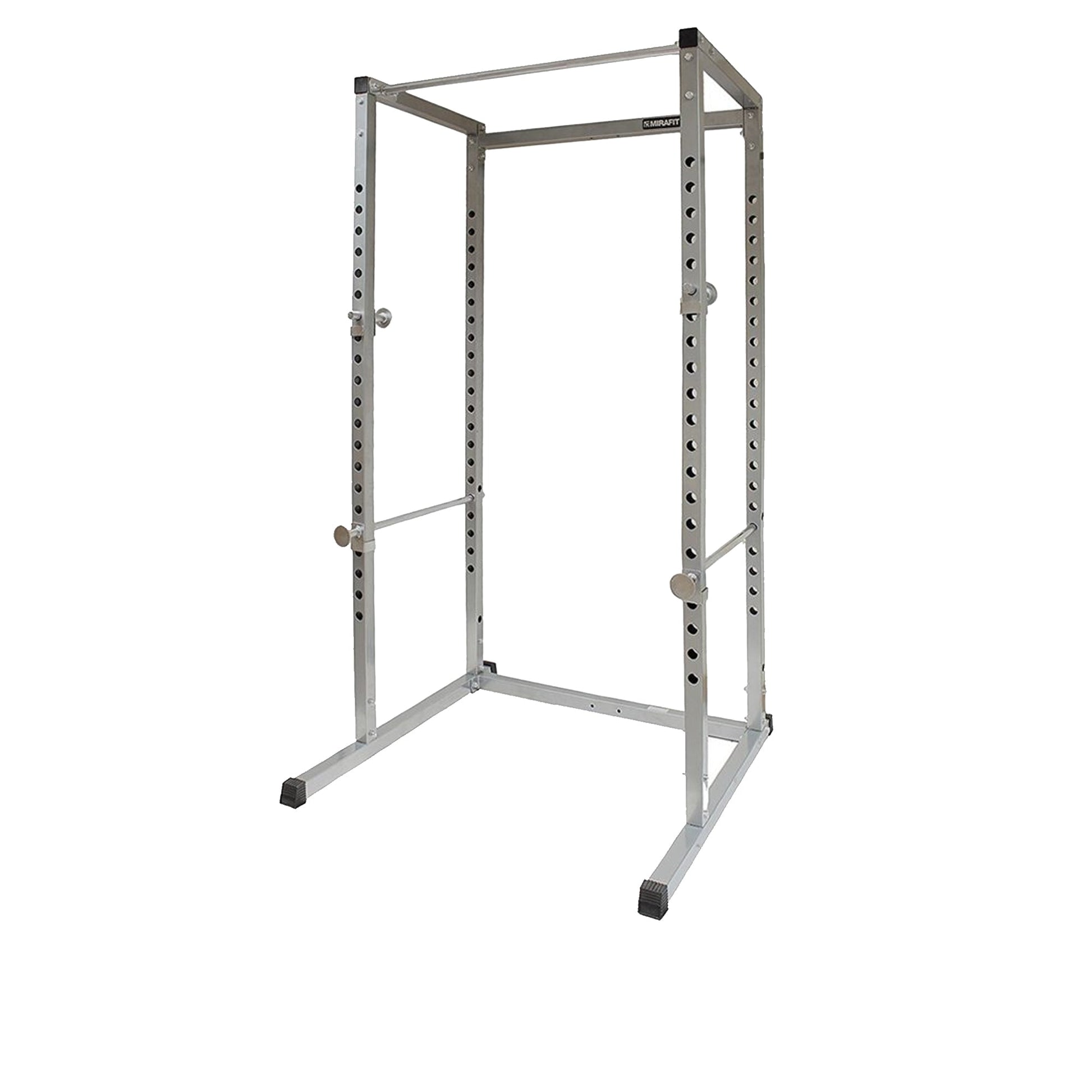 Heavy-Duty Steel Power Rack with Pull‑Up Bar & Adjustable J‑Hooks for Squats, Bench & Full‑Body Training – Commercial‑Grade Home Gym Cage