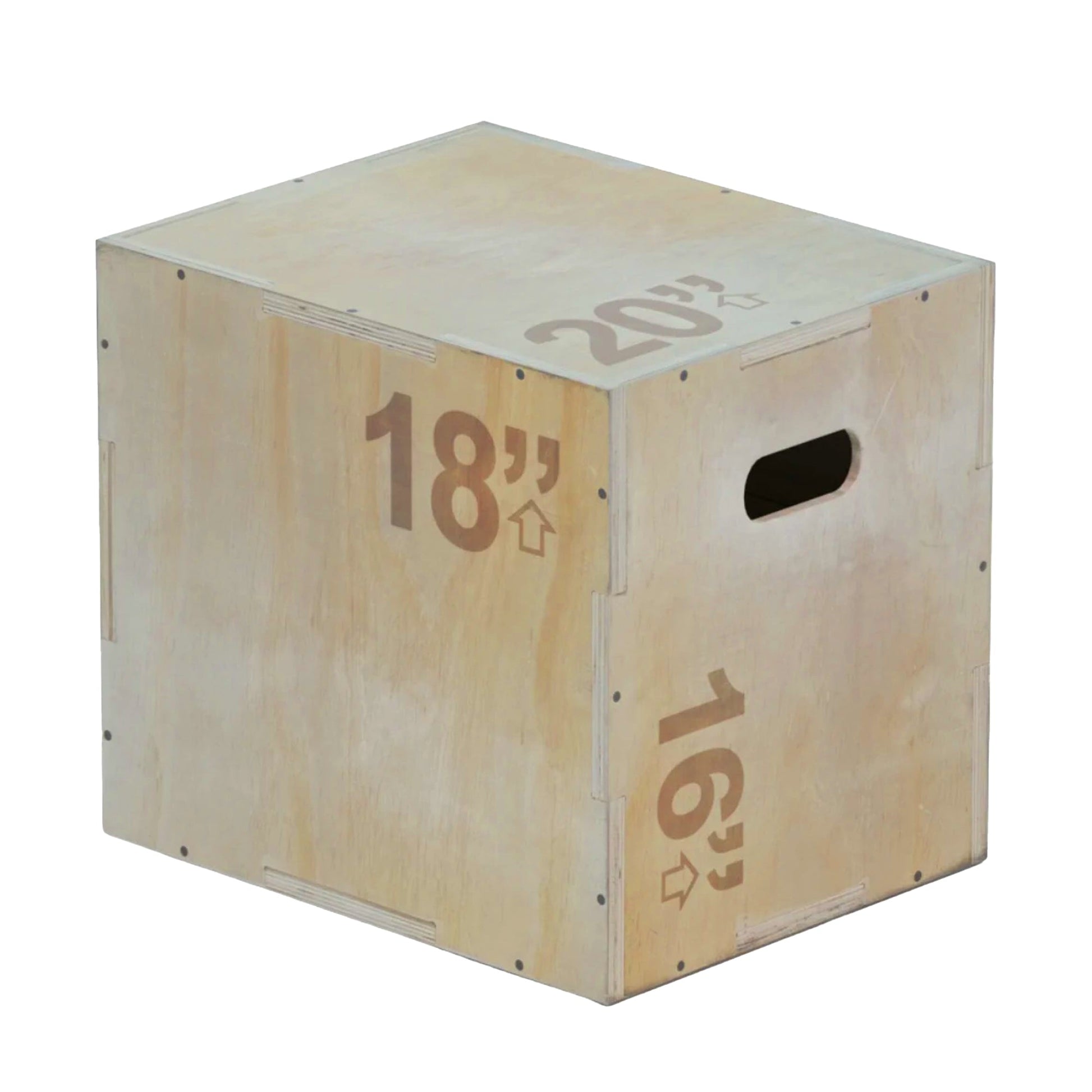 Train Smarter with 3-in-1 Wood Plyometric Box – Durable Puzzle-Lock Design, Non-Slip Grip, Adjustable Heights for Compact Home Gyms