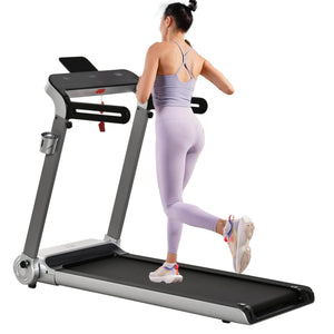 Powerful 14 km/h Compact Folding Treadmill – LED Display, Anti-slip Running Mat – Home Gym Fitness Machine for Small Spaces