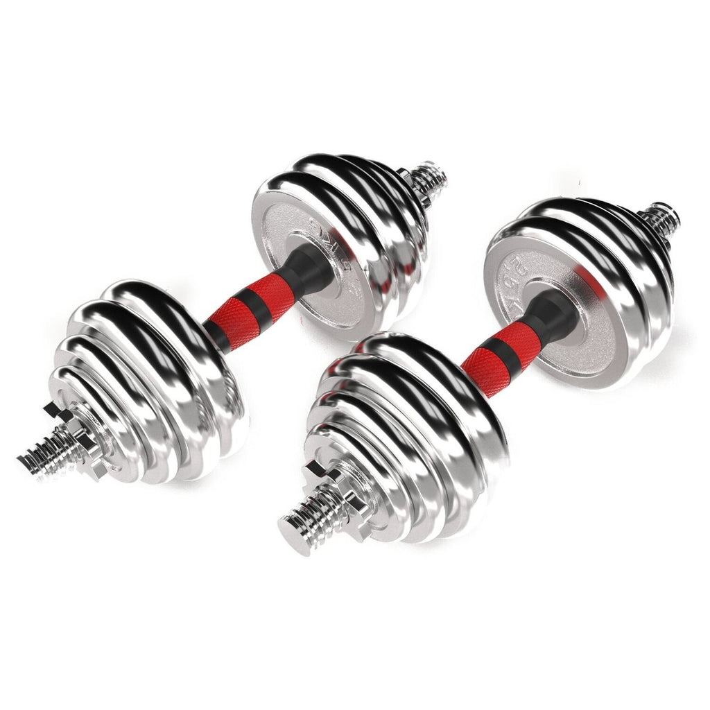 Build Strength Anywhere with 20kg Adjustable Dumbbell & Barbell Set | Dual-Use Cast Iron Weights for Home Gym | Compact Steel Design for Total Body Workouts