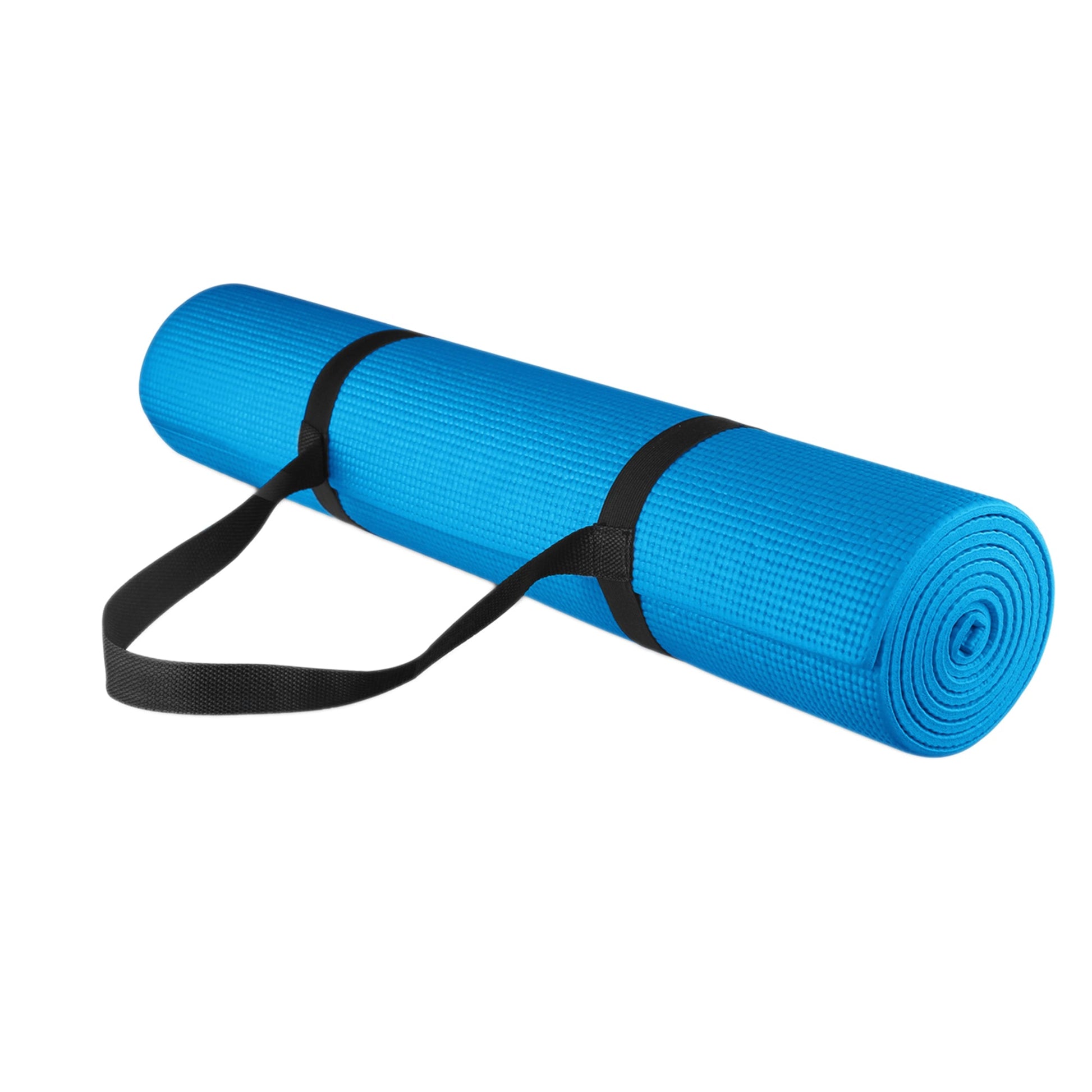 15mm Extra Thick Non-Slip Yoga Mat – Eco-Friendly NBR Foam with Carry Strap for Pilates, HIIT, Stretching & Home Gym Workouts