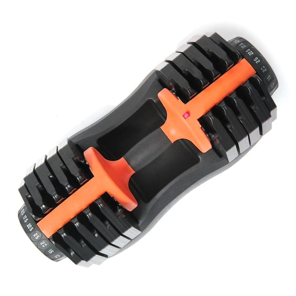 Premium Adjustable Dumbbells 25kg Pair – 10-in-1 Dial System, Anti-Slip Grip, Safety Lock | Ideal for Compact Home Strength Training