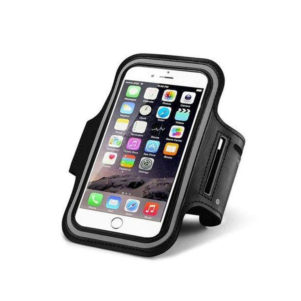 Waterproof Sports Armband Phone Holder – Reflective Running Band with Elastic Fit for Devices Up to 7.0”