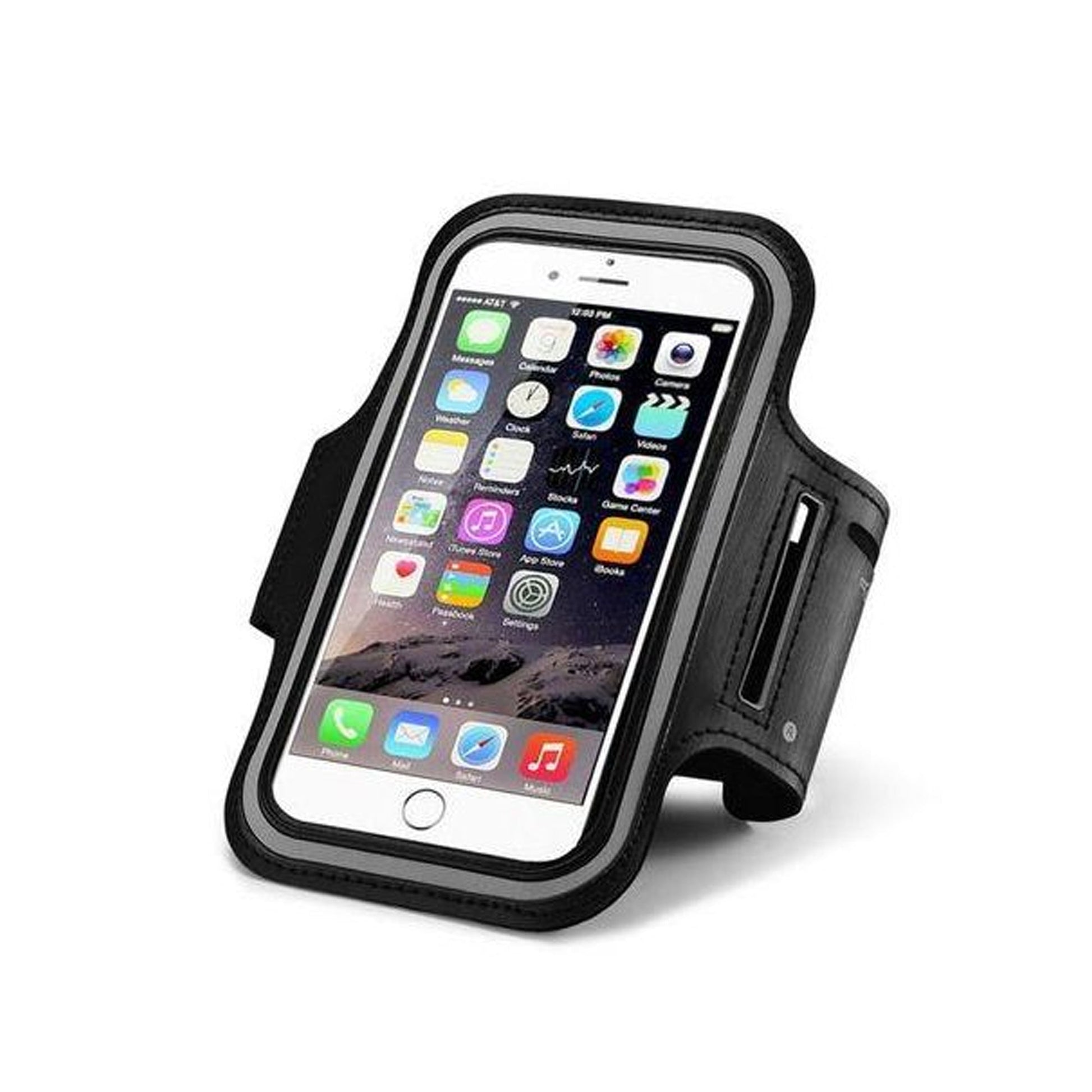 Waterproof Sports Armband Phone Holder – Reflective Running Band with Elastic Fit for Devices Up to 7.0”