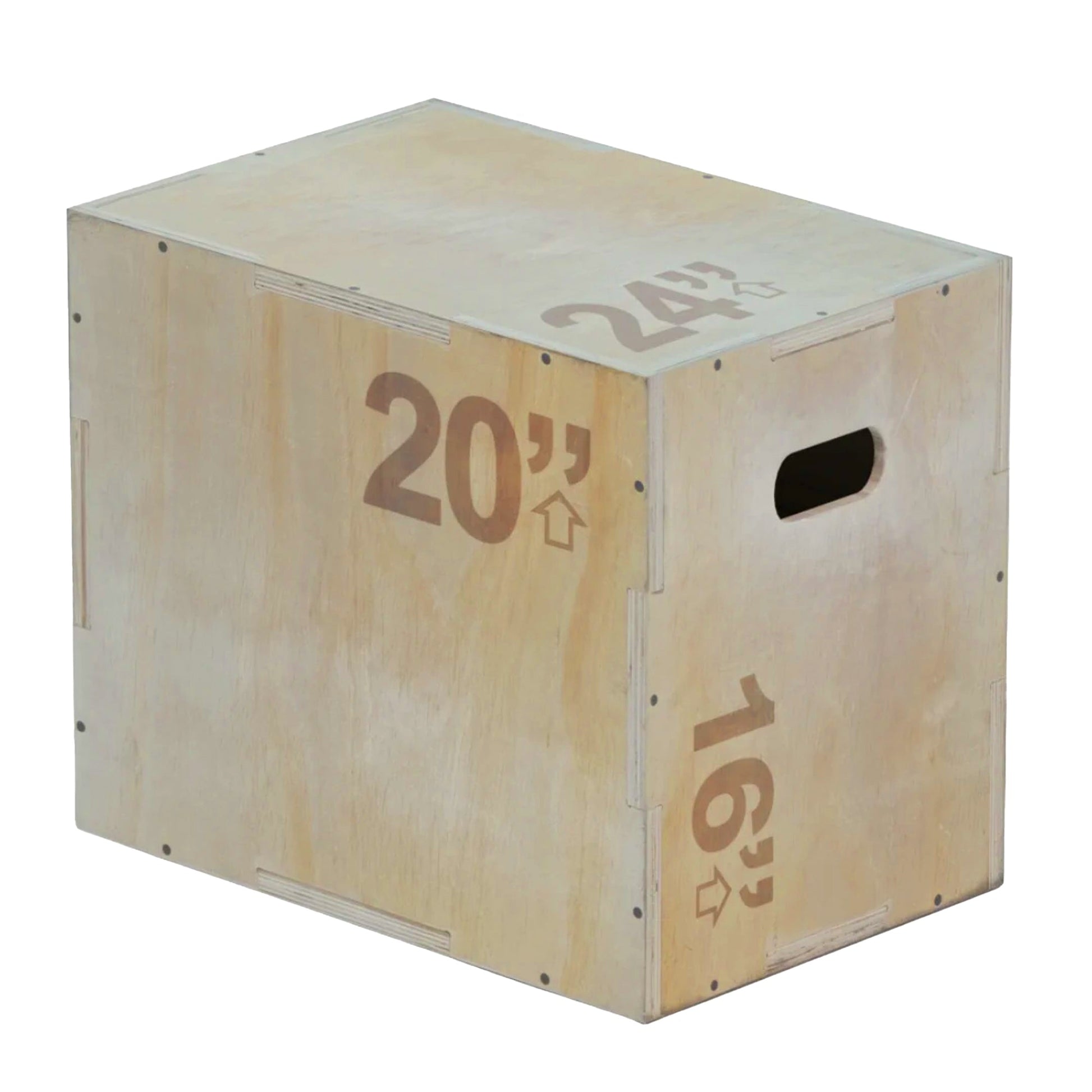 Train Smarter with 3-in-1 Wood Plyometric Box – Durable Puzzle-Lock Design, Non-Slip Grip, Adjustable Heights for Compact Home Gyms