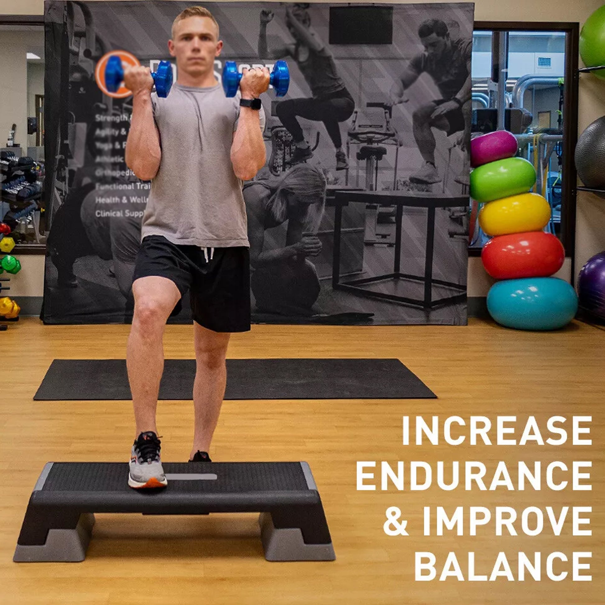 Adjustable Aerobic Stepper Platform – Multi-Height Step Board for Cardio, Yoga, and Full-Body Home Workouts