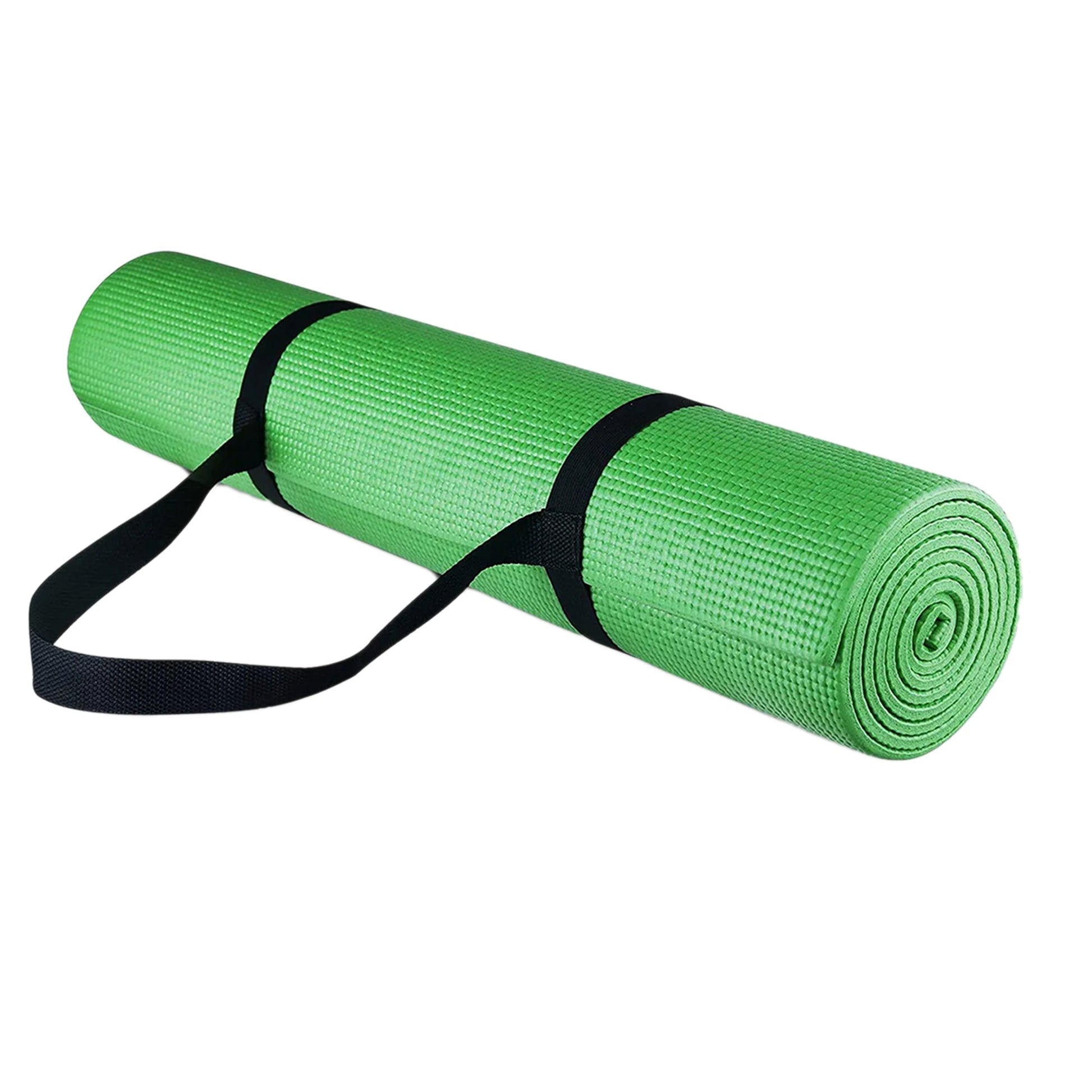 15mm Extra Thick Non-Slip Yoga Mat – Eco-Friendly NBR Foam with Carry Strap for Pilates, HIIT, Stretching & Home Gym Workouts