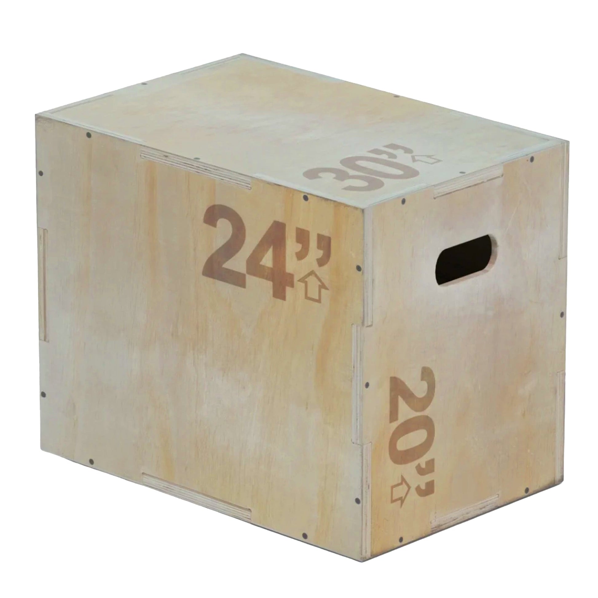 Train Smarter with 3-in-1 Wood Plyometric Box – Durable Puzzle-Lock Design, Non-Slip Grip, Adjustable Heights for Compact Home Gyms