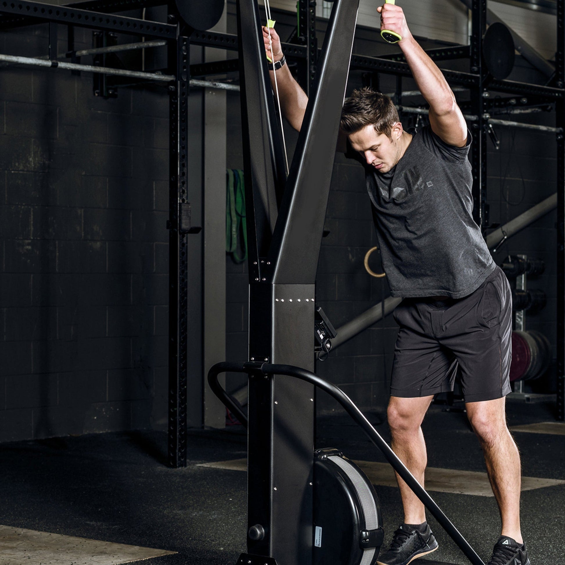 Indoor Ski Machine with LED Display – Heavy Duty Steel Build for Intense Cardio & Full-Body Strength Workouts at Home