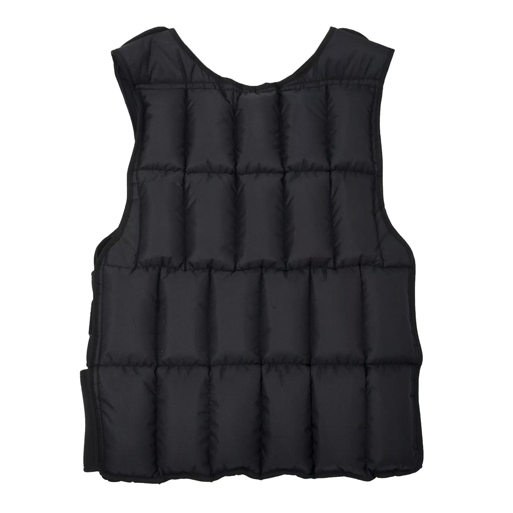 Tactical Black Weight Vest 10–20 kg – Breathable & Adjustable for Cardio, Strength Training & HIIT – Compact Gear for Home Workout Spaces