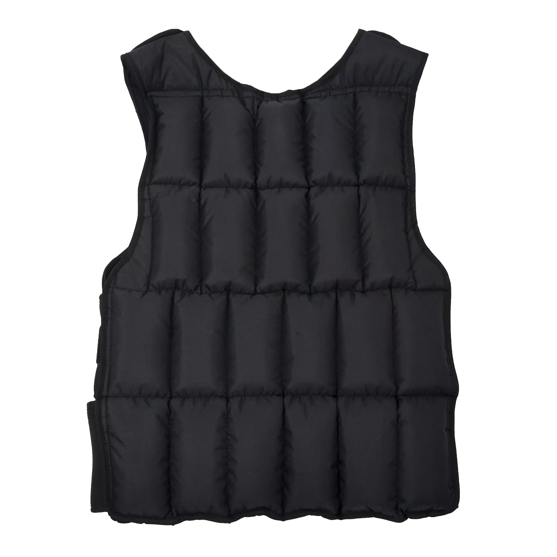 Tactical Black Weight Vest 10–20 kg – Breathable & Adjustable for Cardio, Strength Training & HIIT – Compact Gear for Home Workout Spaces