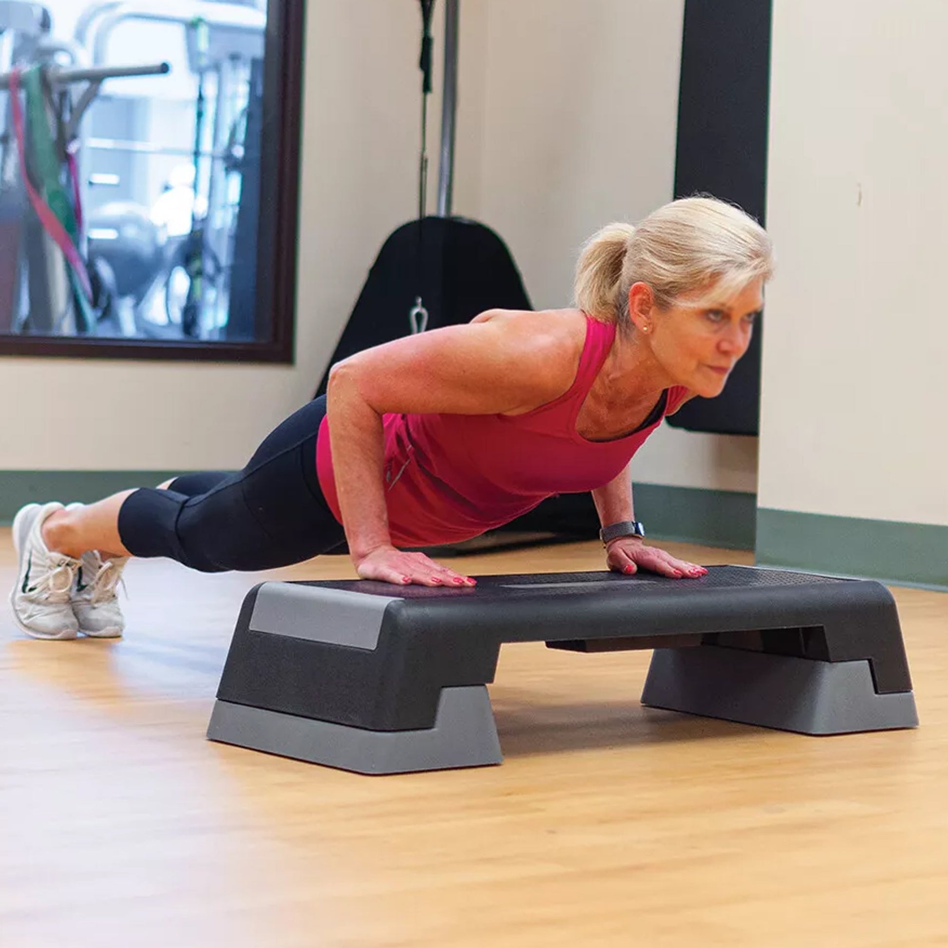 Adjustable Aerobic Stepper Platform – Multi-Height Step Board for Cardio, Yoga, and Full-Body Home Workouts