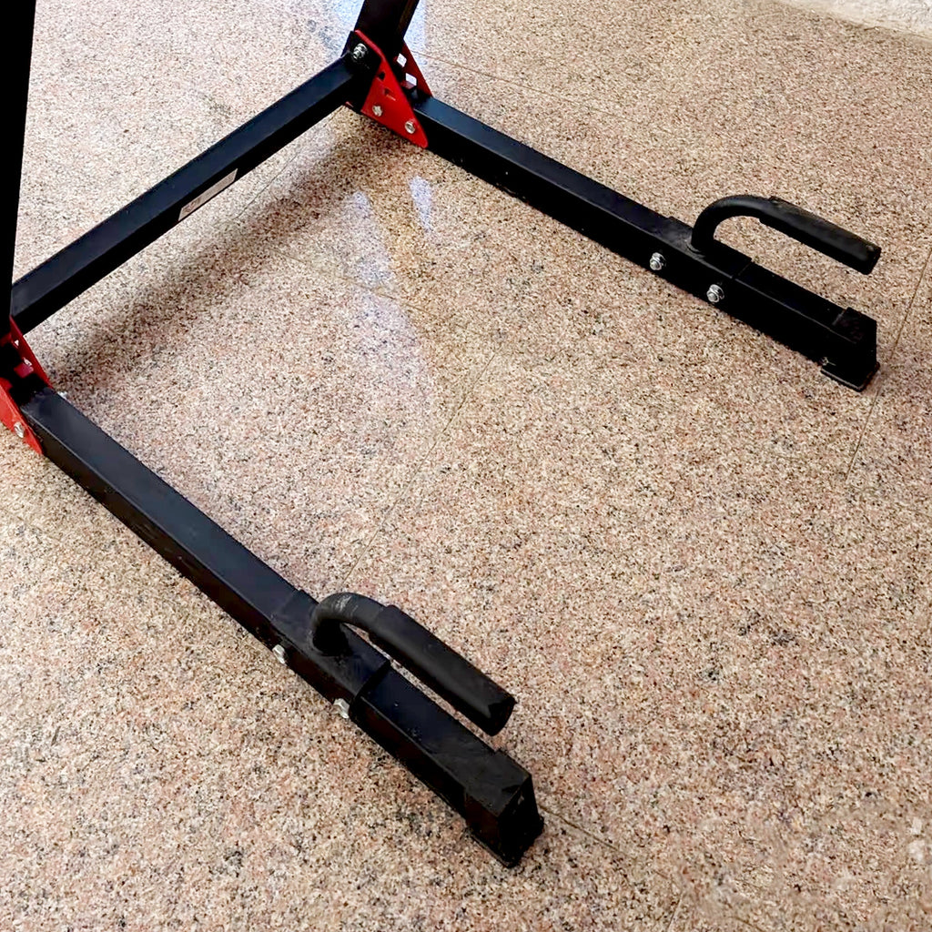 Heavy Duty Steel Dip Station | Non‑Slip Design | Upper Body & Core Strength Training for Home Gyms