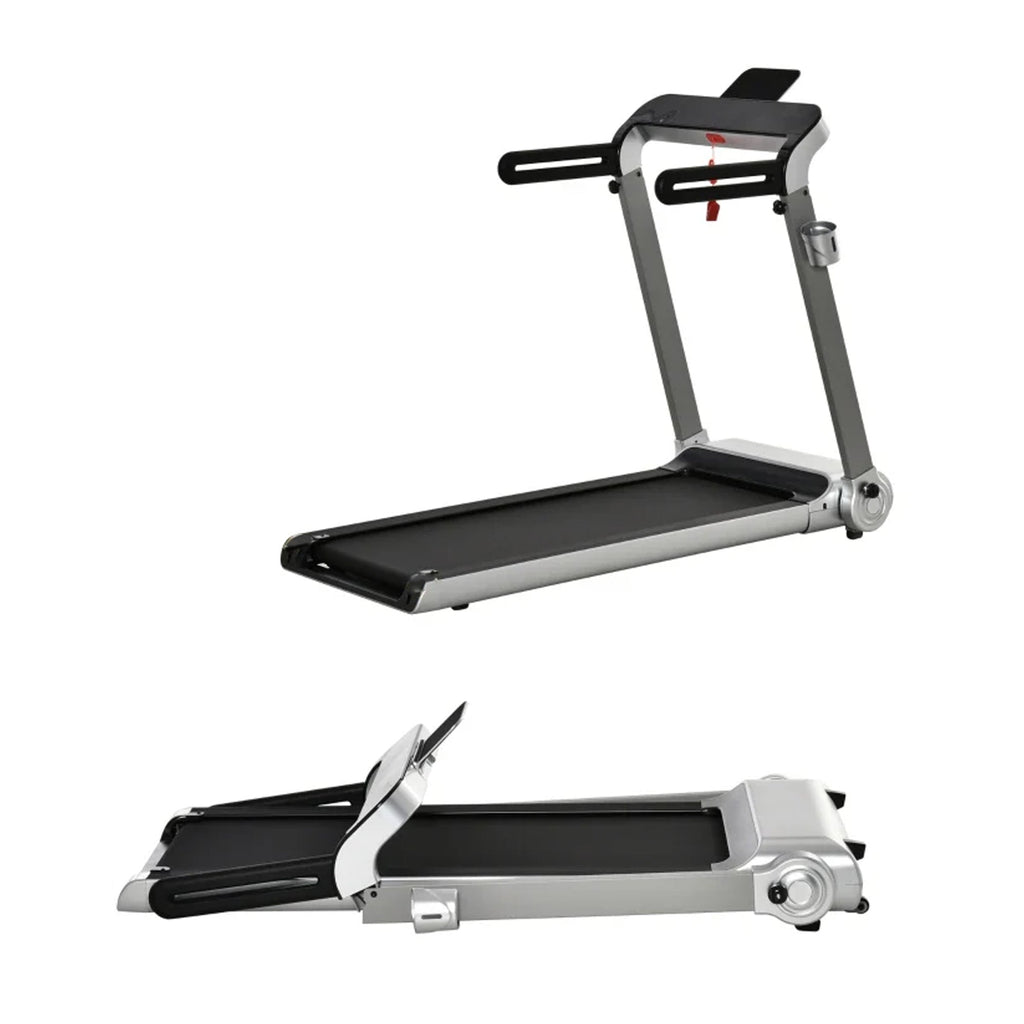Powerful 14 km/h Compact Folding Treadmill – LED Display, Anti-slip Running Mat – Home Gym Fitness Machine for Small Spaces