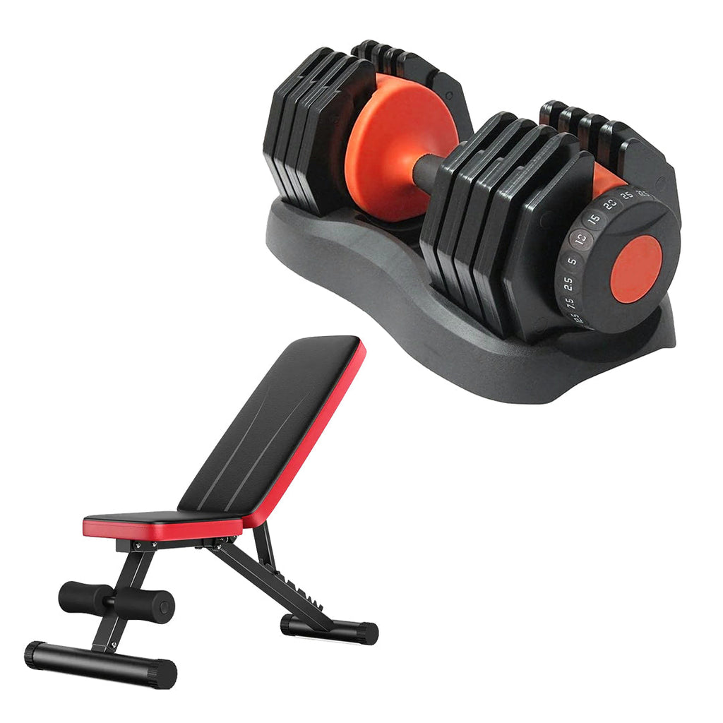 Adjustable Dumbbells 40 kg – Neoprene‑Coated Smart Dial Weights, Multi‑Grip Strength Training for Space‑Saving Home Gym