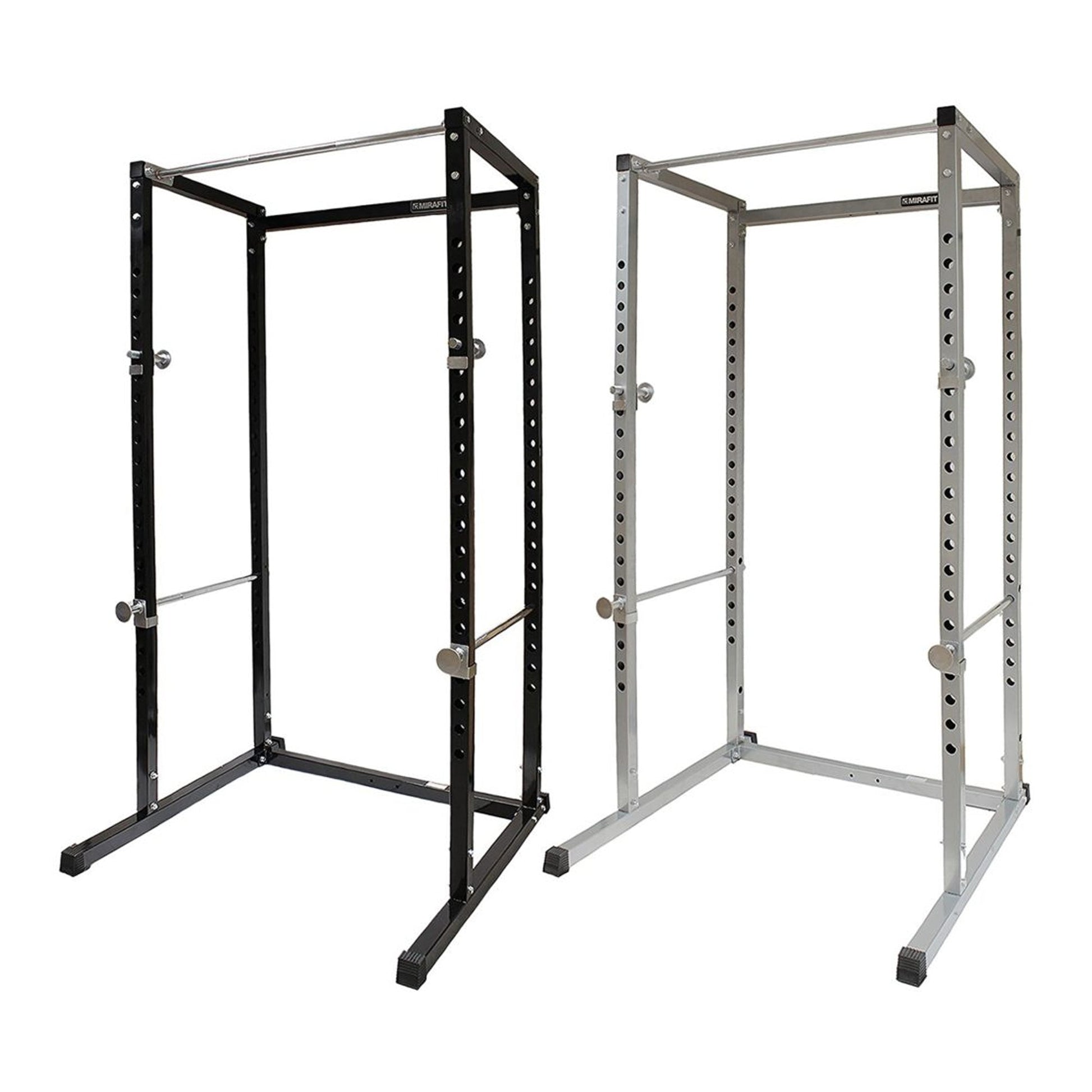 Heavy-Duty Steel Power Rack with Pull‑Up Bar & Adjustable J‑Hooks for Squats, Bench & Full‑Body Training – Commercial‑Grade Home Gym Cage