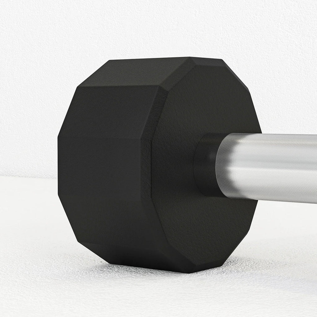 Hex Dumbbells with Rubber Coating, Anti-Roll Design, Knurled Grip for Strength Training – Space-Saving Free Weights for Home Gym and Studio Use