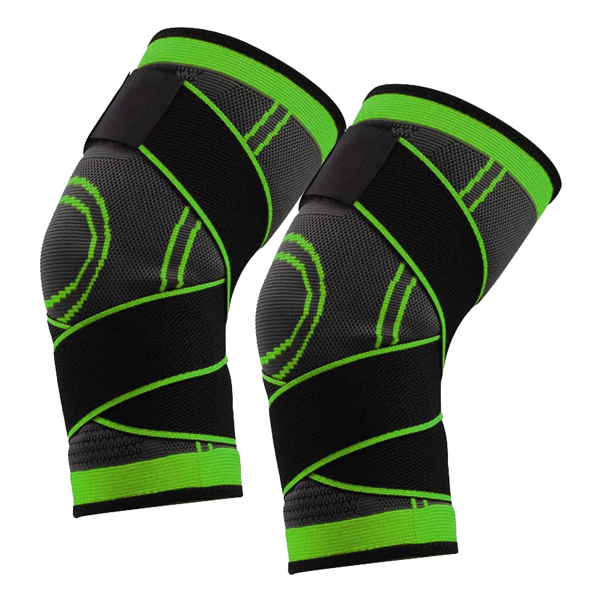 Knee Brace with Adjustable Strap, Neoprene Compression Support for ACL, Meniscus & Joint Pain Relief, Ideal for Running, Sports & Daily Home Fitness