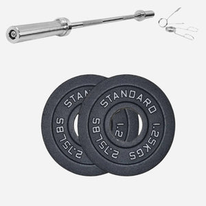 Heavy Duty Cast Iron Weight Plates – Strength Discs, Durable for Weightlifting & Dumbbell Training, Ideal for Home Gym