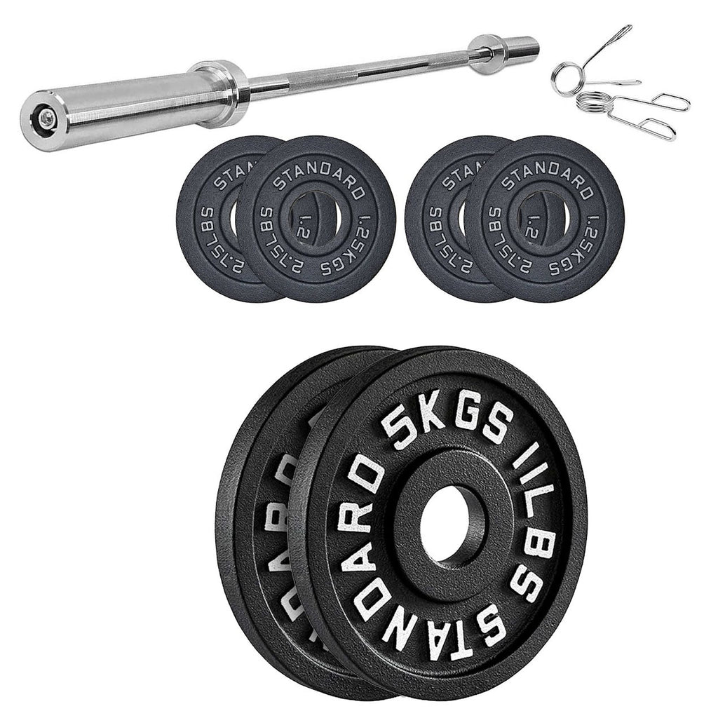 Heavy Duty Cast Iron Weight Plates – Strength Discs, Durable for Weightlifting & Dumbbell Training, Ideal for Home Gym