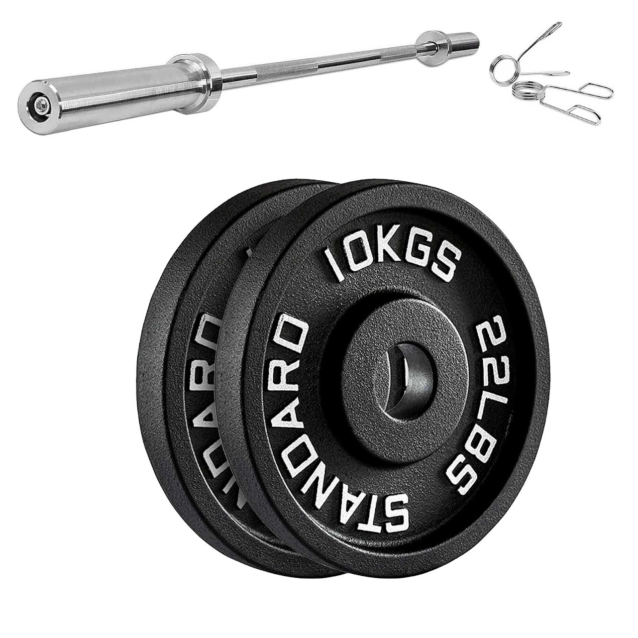 Heavy Duty Cast Iron Weight Plates – Strength Discs, Durable for Weightlifting & Dumbbell Training, Ideal for Home Gym