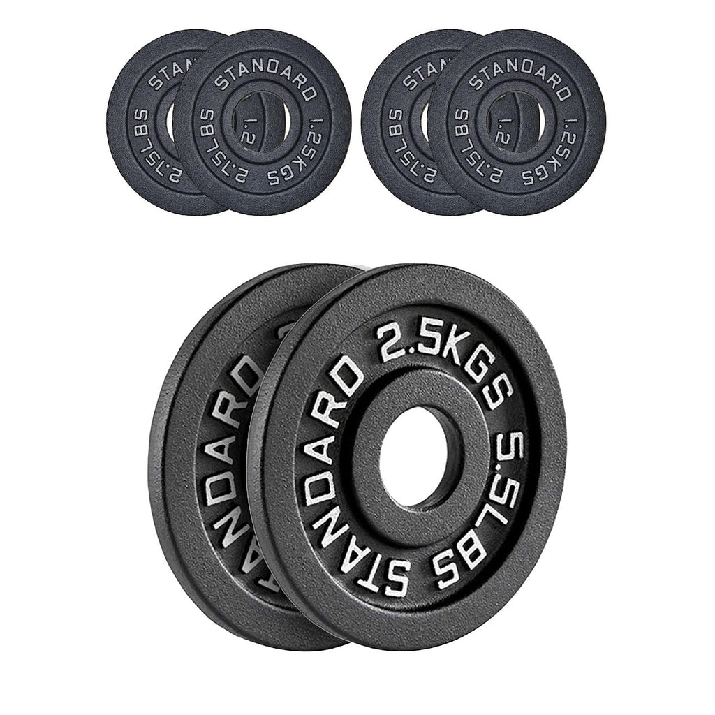 Heavy Duty Cast Iron Weight Plates – Strength Discs, Durable for Weightlifting & Dumbbell Training, Ideal for Home Gym