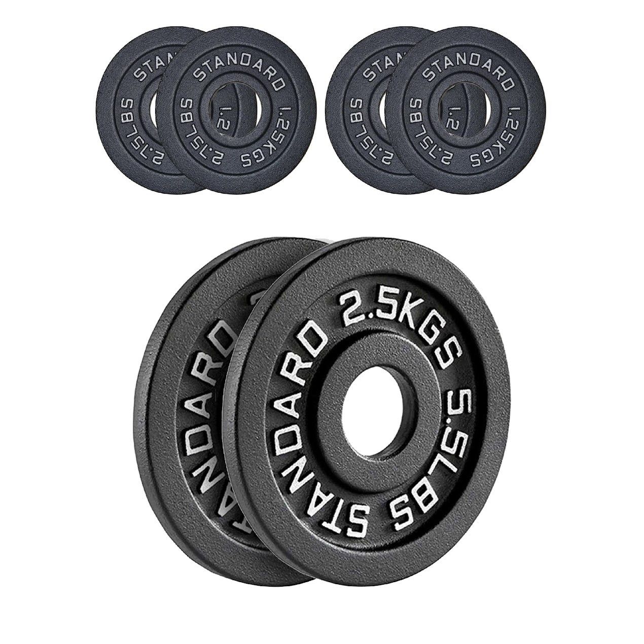 Heavy Duty Cast Iron Weight Plates – Strength Discs, Durable for Weightlifting & Dumbbell Training, Ideal for Home Gym