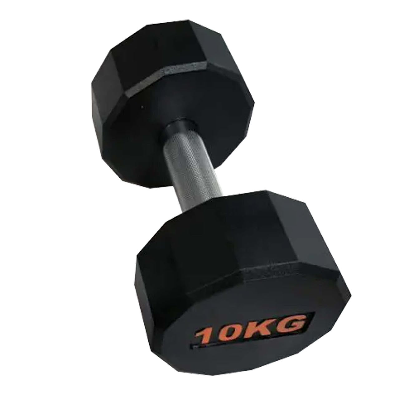 Hex Dumbbells with Rubber Coating, Anti-Roll Design, Knurled Grip for Strength Training – Space-Saving Free Weights for Home Gym and Studio Use