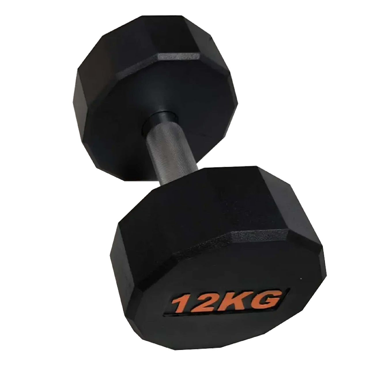 Hex Dumbbells with Rubber Coating, Anti-Roll Design, Knurled Grip for Strength Training – Space-Saving Free Weights for Home Gym and Studio Use