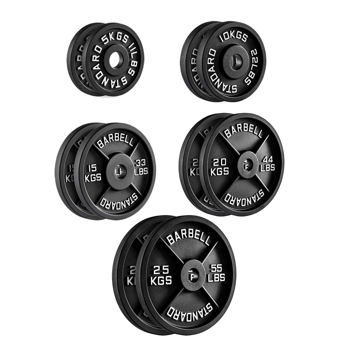 Heavy Duty Cast Iron Weight Plates – Strength Discs, Durable for Weightlifting & Dumbbell Training, Ideal for Home Gym