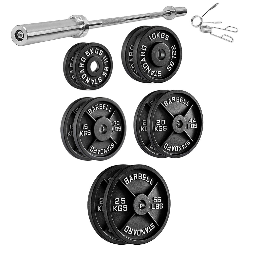 Heavy Duty Cast Iron Weight Plates – Strength Discs, Durable for Weightlifting & Dumbbell Training, Ideal for Home Gym