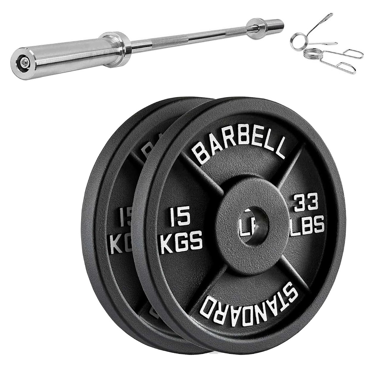 Heavy Duty Cast Iron Weight Plates – Strength Discs, Durable for Weightlifting & Dumbbell Training, Ideal for Home Gym