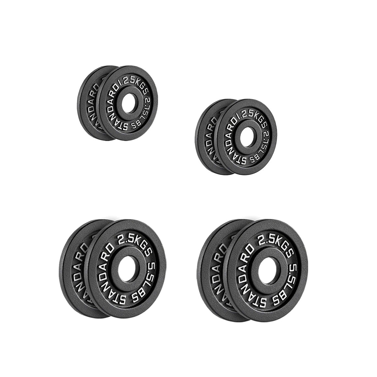 Heavy Duty Cast Iron Weight Plates – Strength Discs, Durable for Weightlifting & Dumbbell Training, Ideal for Home Gym