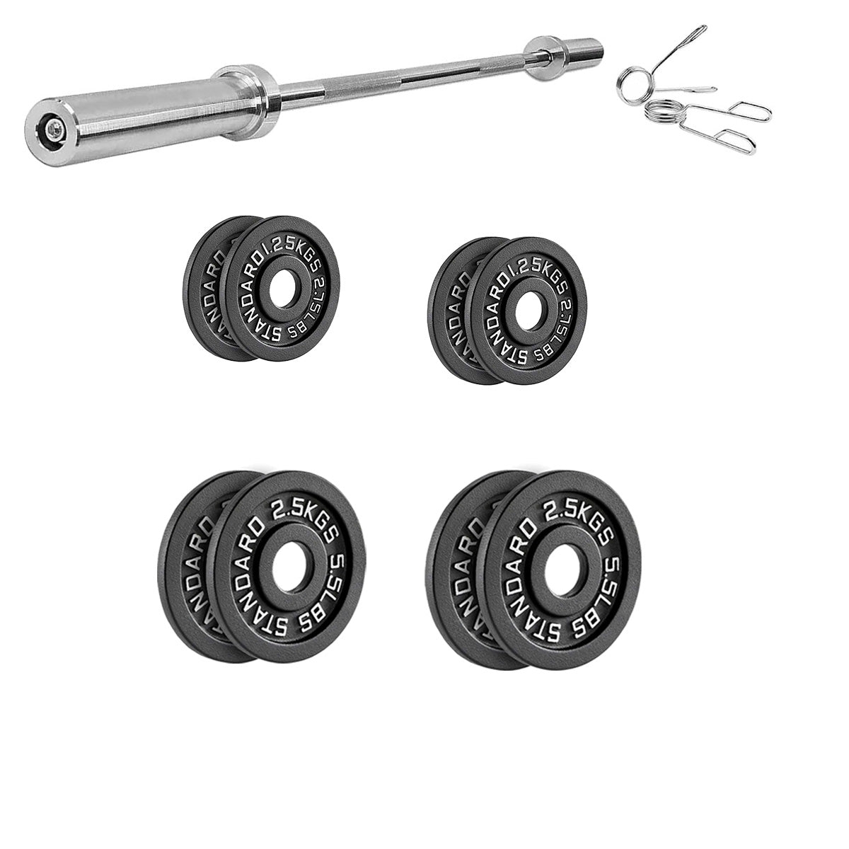 Heavy Duty Cast Iron Weight Plates – Strength Discs, Durable for Weightlifting & Dumbbell Training, Ideal for Home Gym