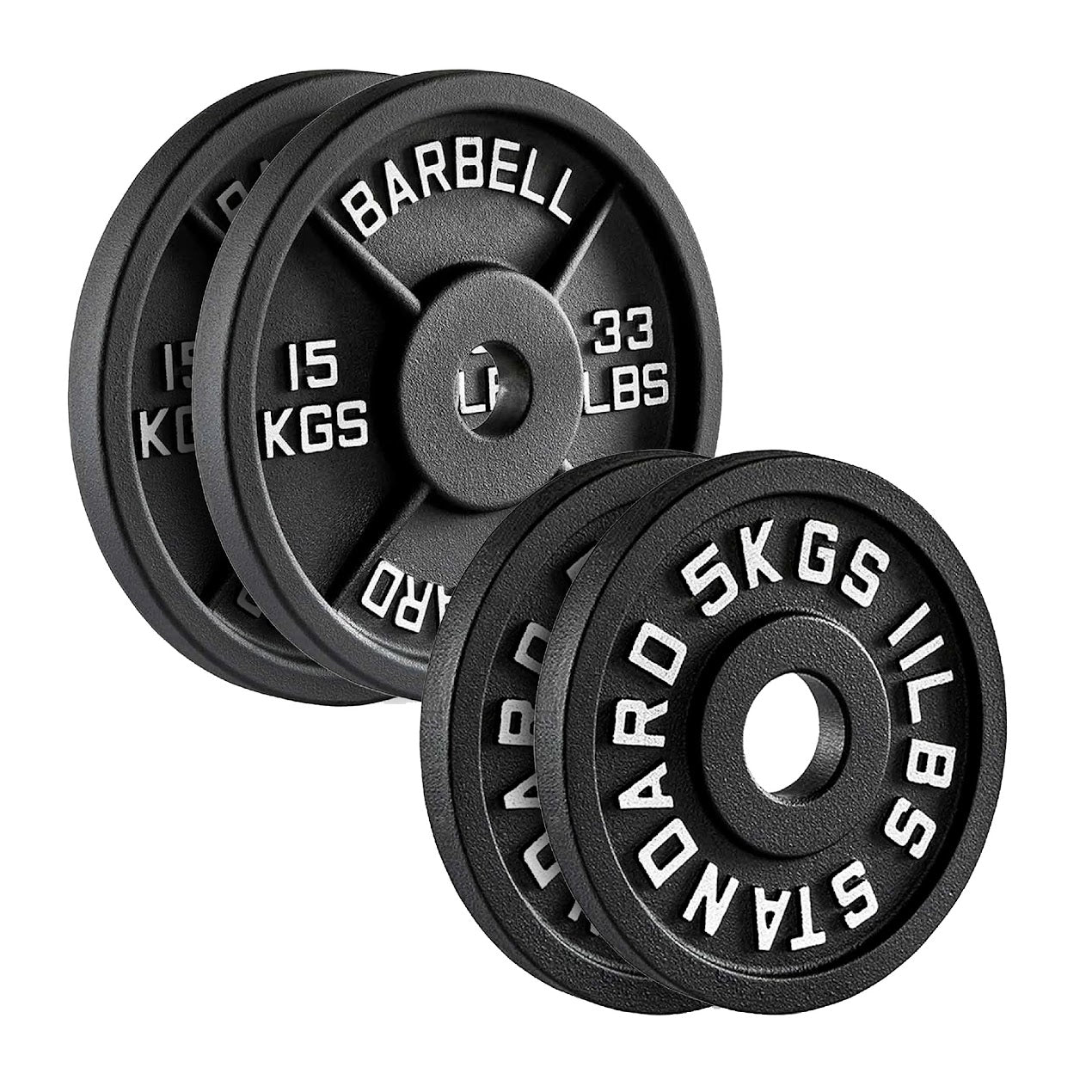 Heavy Duty Cast Iron Weight Plates – Strength Discs, Durable for Weightlifting & Dumbbell Training, Ideal for Home Gym