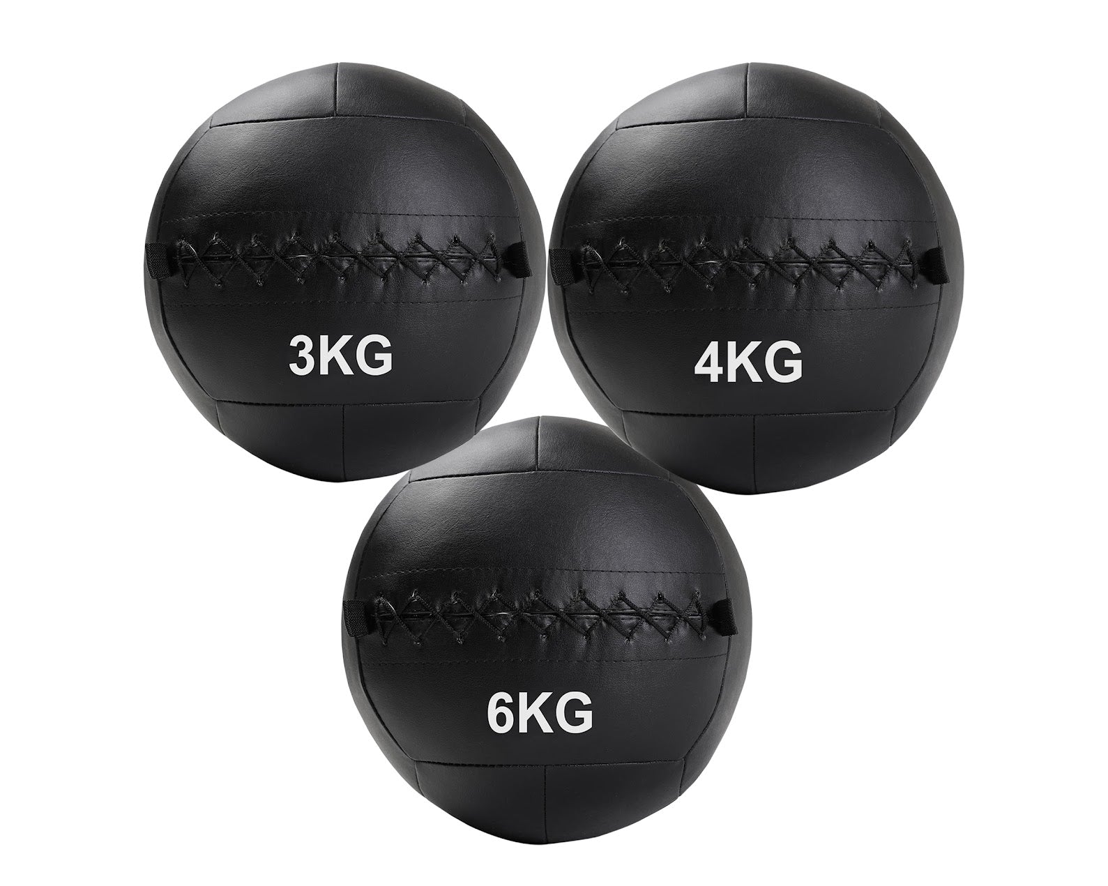 Durable No-Bounce (3–12 kg) Wall Ball Medicine Ball – Textured Vinyl Grip, Reinforced Stitching – Explosive Strength & Power Training for Home Gyms
