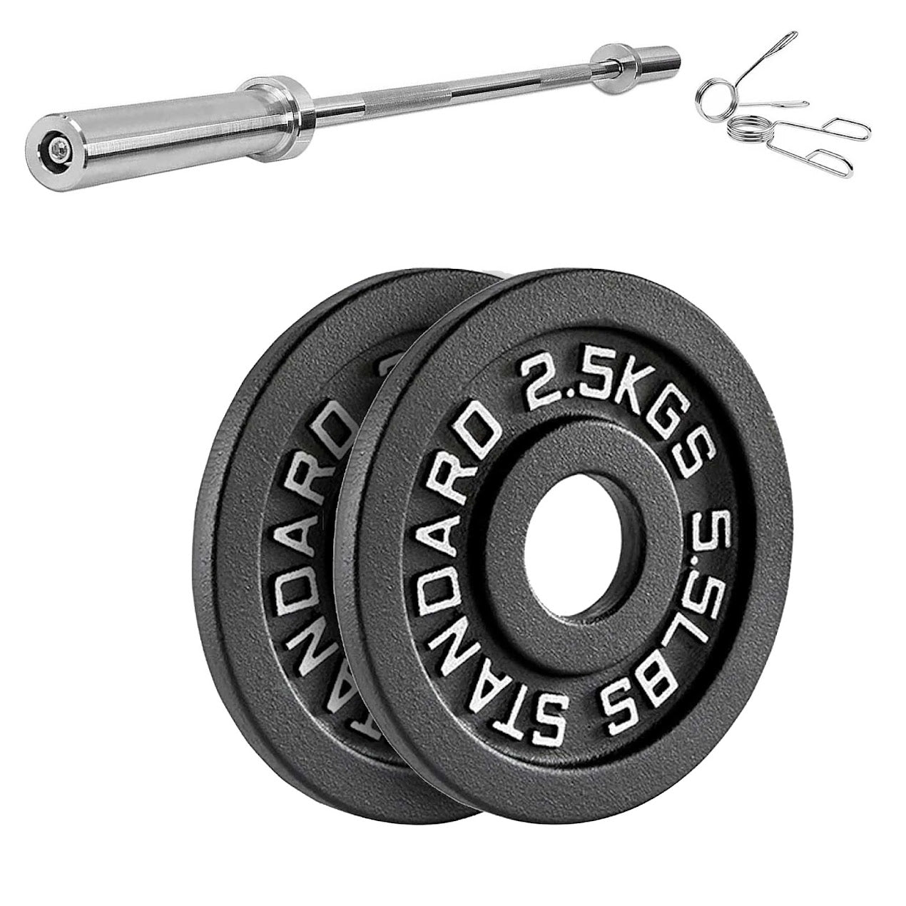 Heavy Duty Cast Iron Weight Plates – Strength Discs, Durable for Weightlifting & Dumbbell Training, Ideal for Home Gym